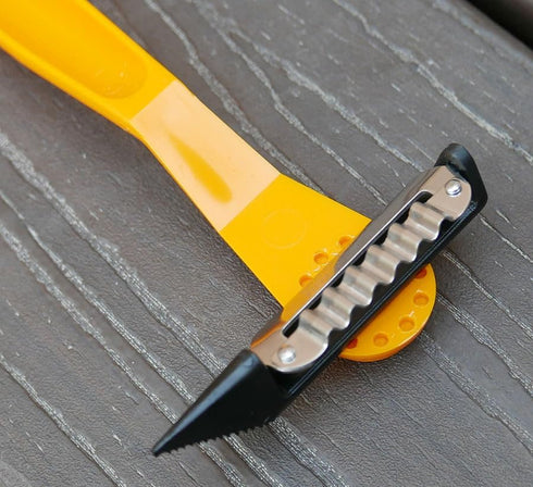 Miracle Zig Zag (Julienne Blade) Thai Multi Purpose Knife, Orange, 9.5 IN...