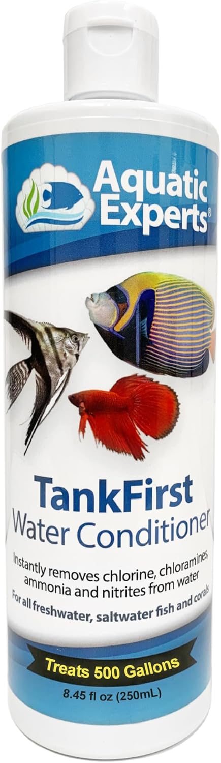 TankFirst Complete Aquarium Water Conditioner - Fish Water Conditioner, Instantly Removes Chlorine, Chloramines, and detoxifies Ammonia from Fish ...