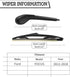 Rear Wiper Arm Blade Nut Set Replacement for Ford Focus 2012-2018,Rear Wiper Cover Accessories Assembly, Wiper Cap Set for Back Windshield Window,...