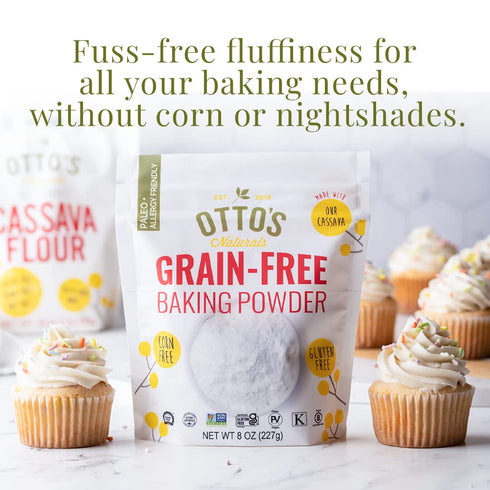 OTTOS NATURALS Grain Free Baking Powder, 8 OZ...