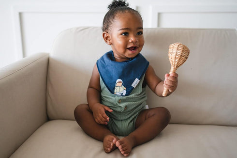Brown Baby Bandana Bibs For Boys 5-Pack 100% Organic Cotton Drooling Teething Newborn 0-6 months Infant 6-18 months Toddler 18-36 months...