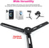 Adjustable Aluminum Mini Tripod, Desktop Tabletop Tripod Stand for DSLR Cameras, Zhiyun Weebill/Smooth/Crane, DJI Ronin S/SC/RSC/RS,Osmo Mobile,St...