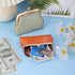 Oyachic 2 Packs Leather Coin Purse PU Car Change Holder Kiss lock Change Pouch with Clasp Vintage Wallets Small Money Bag For Men & Women (Green+B...