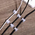 Maitys 60 Pieces Outdoor Cable Clips Christmas Adhesive Hooks Cable Management Wire Light Clips Cord Hider Organizer for Fairy Light Under Desk, W...
