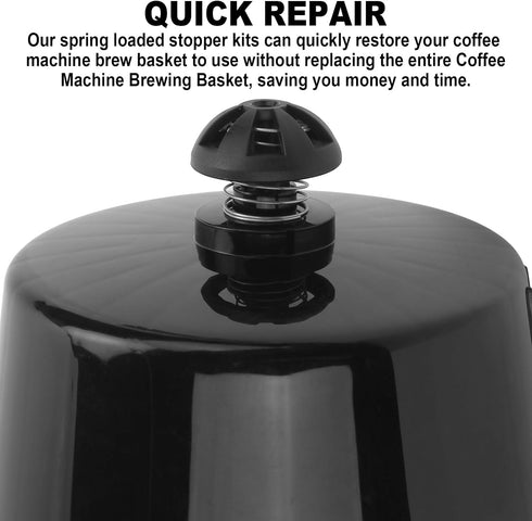 Coffee Maker Brew Basket Water Stop Valve Kit fits for Hamilton Beach FlexBrew Coffee Makers Basket 990117900 990237500-2 Sets...