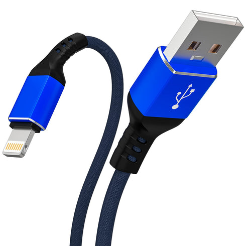 iPhone Charger Cable, Apple MFi Certified 4 Pack 6 FT Blue Long Lightning Fast Charging High Speed Data Sync USB Cable Compatible iPhone 14 13 12 ...