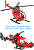 14 Pcs Fire Truck with Firefighter Toy Set, Mini Die-cast Fire Engine Car, Mini Rescue Emergency Vehicle Playset for Kid Boy Girl Birthday Christm...