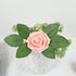Fake Leaves for Roses Decorations, 80pcs Bulk Green Rose Leaves with Stems for DIY Wedding Bouquets Centerpieces Party Decorations Rose Vine Wreat...