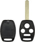 Keyless2Go Replacement for New Uncut Remote Head Key Shell with Chip Holder for Select Accord Element with FCC OUCG8D-380H-A - Shell ONLY (2 Pack)...