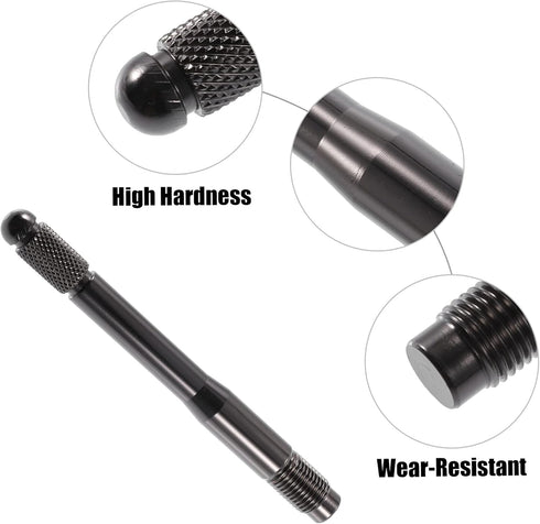 ACROPIX M12x1.25 Wheel Alignment Pin Mounting Car Wheel Hanger Rim Stud Bolt Nut Tire Change Guide Tool - Pack of 2 Titanium Tone...