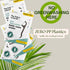 Floss Picks (6 Pack, 300 Pieces) Reusable, Plant Based and Eco Friendly, Natural Bamboo Tooth Picks Flossers for Adults and Kids with Dental Pick,...