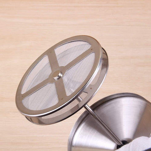 Manual Stainless Steel Whipped Cream Dispenser - Handheld DIY Whipper Maker - Perfect for Gift, With Lid...
