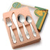 Kids Silverware Set Toddler Utensils 18/8 Stainless Steel 4PCS Fork Spoon and Knife Cutlery Child Flatware for Age 3+...