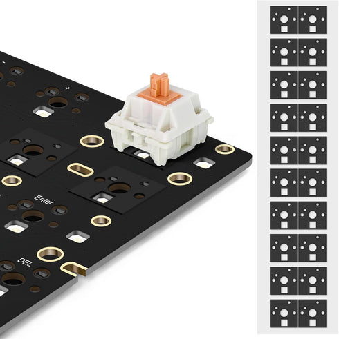YIMAGUJRX RUNJRX Keyboard Poron Switch Pads, YM40-Sponge Sound Dampening Foam,Eva Keyboard PCB Modular Foam, Keyboard foam kit for Mechanical Gami...