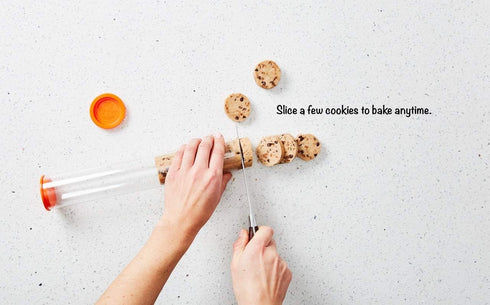 Cookie Dough Log Shaper and Storage System...