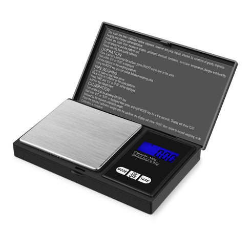 Flexzion Jewelry Scale Digital Pocket Scale 100g with 0.01g Precision Gram Scale, Portable Weighing Platform, Mini Scale for Gold, Silver, Coins, ...