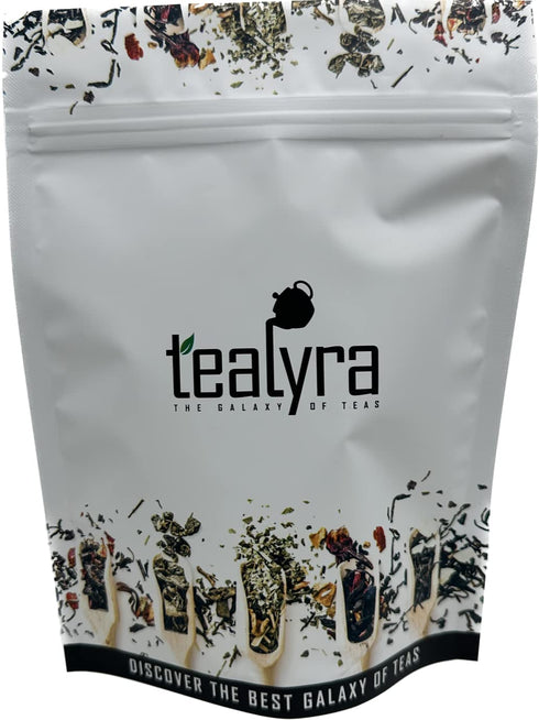 Tealyra - Wild Blueberry - Black Loose Leaf Tea Blend with Chrysanthemum - Caffeine Bold - All Natural Ingredients - 110g (4-ounce)...