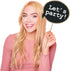 Fully Assembled 50th Birthday Photo Booth Props - Set of 30 - Black & Gold Selfie Signs - 50th Party Supplies & Decorations - Cute Bday Designs wi...