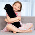 Long Plush 27.5in Black Cat Toy Kids Plush Toy Pillow Hugging Pillow Cute Plush Cat Stuffed Animal Toy Gift for Kids(Black, 70cm/27.5in)...
