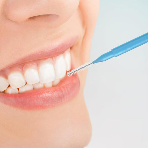 20 Pcs Braces Brush for Cleaner Interdental Brush Dental Oral Hygiene Flosser Toothpick Tooth Soft Bendable Flossing Head Cleaning Tool...