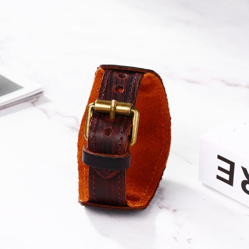 Gothic Punk Leather Watch: Men Vintage Steampunk Halloween Quartz Analog Bracelet Watches Retro Hip-hop Waterproof Cuff Wristwatch...