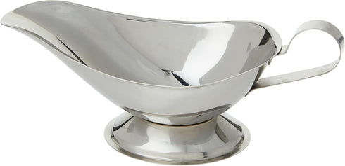 Winco Gravy Boat, 10-Ounce, Stainless Steel, Medium...