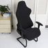 BTSKY Ergonomic Office Computer Game Chair Slipcovers Stretchy Polyester Covers for Reclining Racing Gaming Gaming Chair Black (No Chair)...