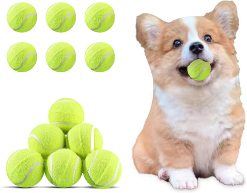 12 Pack Mini Tennis Balls for Pet Playing Fecth, 2 inch Dog Training Tennis Balls for Small Size Dogs, Interactive Dog Playing Balls Fits 2 inch A...