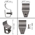 No-Hole Needed Vinyl Siding Clips Hooks Hanger for Hang Solar Powered Lights on Vinyl Siding with No Nails No Drilling, Easy removal (10 Pack)...