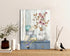 Bathroom Decor Wall Art Farmhouse Flower Pictures Floral Bathroom Wall Decor Bath Towel Bathroom Pink Poppy Vase Canvas Prints Blue White Painting...