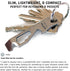 Keyport MOCA 10-in-1 Keychain Multitool (Stainless) | EDC Multi Tool: Pry Bar, Bottle Opener, Screwdriver, Box Opener, Cord Cutter & More | TSA Ke...