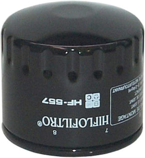 Hiflofiltro HF557 Premium Oil Filter, Regular...