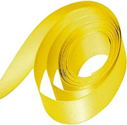 Papillon Single Face Satin Ribbon, 5/8" Wide X 100 Yards, Daffodil Yellow...