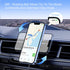 Transparent Magnetic Wireless Car Charger Stand, Compatible Charging Air Vent Mount, Compatible with iPhone15/14/13/12Series (C12PRO-blue)...
