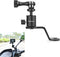 Motorcycle Rearview Mirror Mount for Gopro Motorcycle Aluminum Bracket Holder (360 Degree Rotation & 10mm Hole) Compatible with GoPro Hero 8/9/10/...