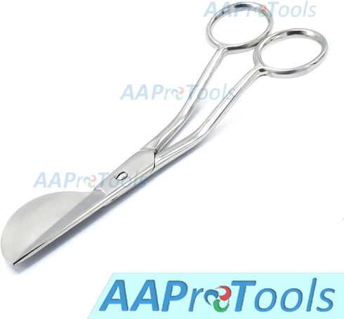 6-Inch Stainless Steel Applique Scissors Offset Handle - Duckbill Blade...