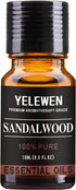 Sandalwood Essential Oils Pure Organic & Aromatherapy Grade Scented Oils 10ml Perfect for Diffuser, Meditation, Relaxation, Sleep, Cosmetics, Soap...