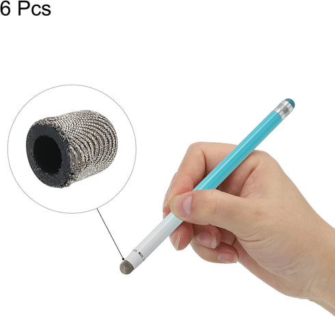 MECCANIXITY 6pcs 5.5mm Stylus Pen Fine Tips Conductive Fiber Capacitive Touch Screen Pens Tip Universal Replacement...