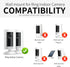 Strong Adhesive Wall Mount for Ring Indoor Cam(2nd Gen and 1st Gen),Two Ways Easy Installation, No Drilling or Screw Secured Fixed (Ring Indoor Ca...