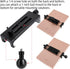 Aluminum Alloy Tablet Holder with 1" Ball Head-360 Rotatable Tablet Mount for iPad and Other Devices from 4.7"-12.9", Compatible with RAM Mounts a...