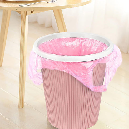 4 GALLON Bathroom Trash Bags, 5 Rolls/100 Counts Small HANDLES Garbage Bags for Office, Kitchen,Bedroom Waste Bin,Colorful Portable Strong Rubbish...
