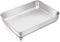 TeamFar Lasagna Pan, 12.3’’ x 9.75’’ x 2’’, Stainless Steel Rectangular Cake Brownie Casserole Pan For Roasting Baking, Healthy & Heavy Duty, Brus...