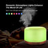 300ML Essential Oil Diffuser, Remote Control Ultrasonic Aromatherapy Oil Diffusers Cool Mist Humidifier, Waterless Auto-Off and 7 LED Light Colors...