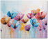 Rebotipy Flowers DIY Paint by Numbers for Adults, Abstract Painting by Numbers Kits with 3 Paintbrushes and Acrylic Pigment 16X20 Inch Flameless C...