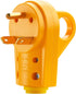 Kohree RV Replacement Plug 30 Amp Male, 125V RV Receptacle Plug, Heavy Duty RV Electrical Camper Plug Adapter with Ergonomic Grip Handle, Yellow...