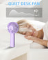 Mini Portable Fan, Small Handheld Fan with 3 Speeds, Small Hand Fan USB Rechargeable, Personal Fan Battery Operate for Outdoor Indoor Commute Offi...