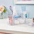 STORi Bliss Clear Makeup Organizer for Countertop, Divided Bathroom Organizer & Storage Drawer, Makeup Brush Holder, Cosmetic & Nail Polish Organi...