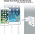 iPhone 16 Charger Box Fast Charging 4.8A Multi Port USB Charger Wall Plug Power Adapter Charging Block Cube Brick for iPhone 16e/16/15/14/SE/13/12...