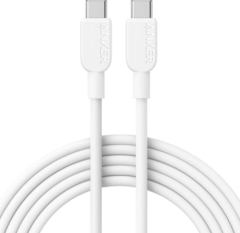 Anker USB C Cable, 310 USB C to USB C Cable (10 ft), (60W/3A) USB C Charger Cable Fast Charge for Samsung Galaxy S23, iPad Pro 2021, iPad Mini 6, ...