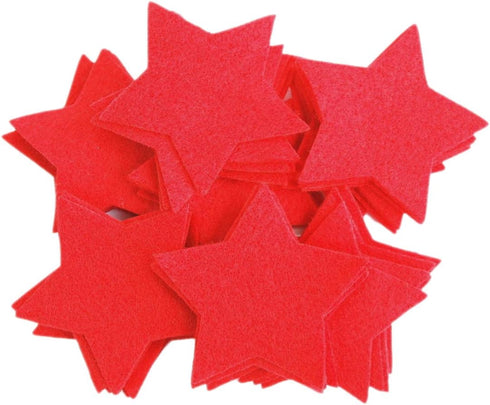 Playfully Ever After 3 Inch 35pc Felt Stars (Red)...